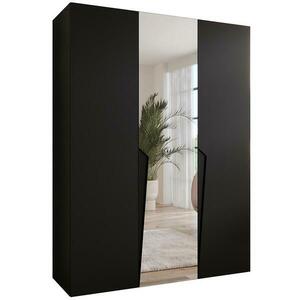 Szekrény Piano 2-150 fekete/fekete kép