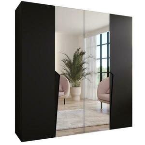 Szekrény Piano 2-200 fekete/fekete kép