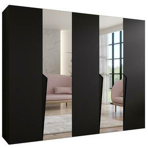 Szekrény Piano 2-250 fekete/fekete kép