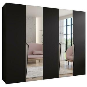 Szekrény Piano 2-250 fekete/kasmír kép