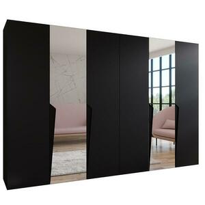 Szekrény Piano 2-300 (2x150) fekete/fekete kép