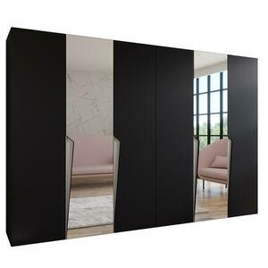 Szekrény Piano 2-300 (2x150) fekete/kasmír kép