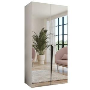 Szekrény Piano 3-100 fehér/fekete kép