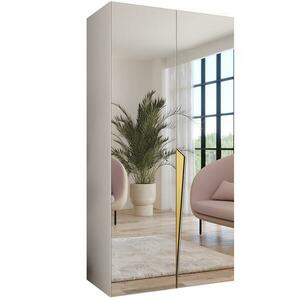 Szekrény Piano 3-100 fehér/arany kép