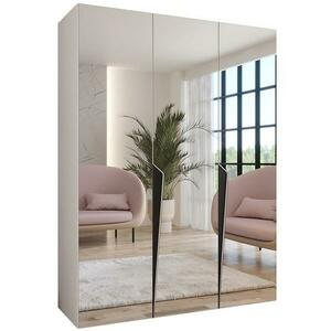 Szekrény Piano 3-150 fehér/fekete kép