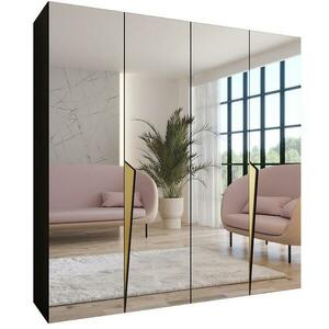 Szekrény Piano 3-200 fekete/arany kép