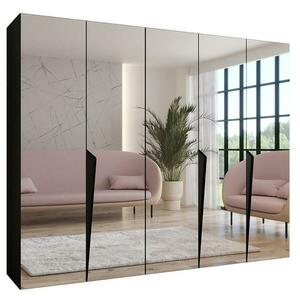 Szekrény Piano 3-250 fekete/fekete kép