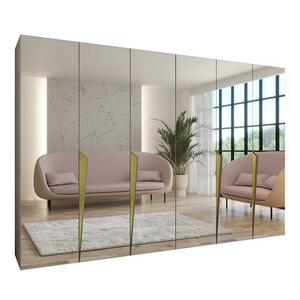 Szekrény Piano 3-300 (2x150) kasmír/arany kép