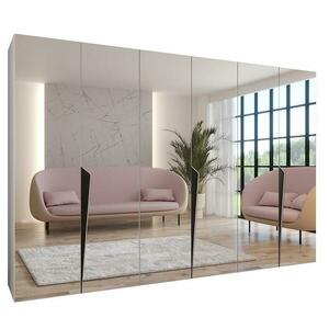 Szekrény Piano 3-300 (3x100) fehér/fekete kép