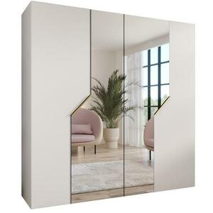 Szekrény Andrew 2-200 fehér/arany kép