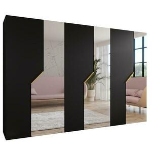 Szekrény Andrew 2-300 fekete/arany kép