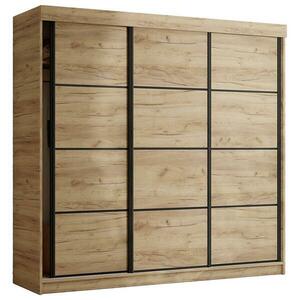 Szekrény Tanger 250 Tölgy Craft Arany kép