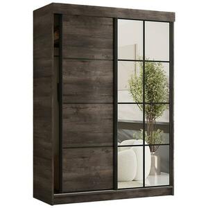 Szekrény Tanger Tükörrel 138 Sötét hamu kép