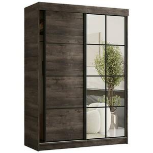 Szekrény Tanger Tükörrel 167 Sötét hamu kép