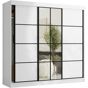 Szekrény Tanger Tükörrel 200 Fehér kép