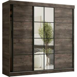 Szekrény Tanger Tükörrel 250 Sötét hamu kép