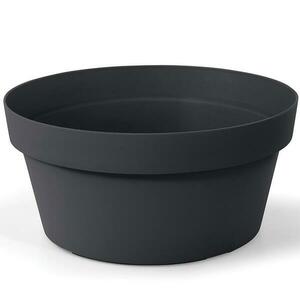 Virágcserép tál 35x17 antracit kép