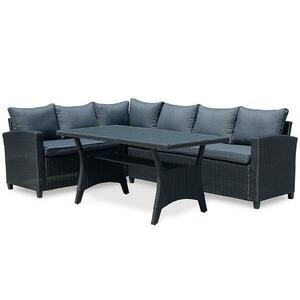 Sarok ülőgarniitűra Stockholm fekete kép