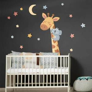 Baba matrica a kiságy felett - Zsiráf és koala kép