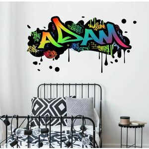 Személyre szabott falmatrica - Graffiti név kép