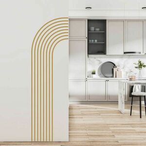 Dizájner falmatrica nappaliba - Szivárvány kép