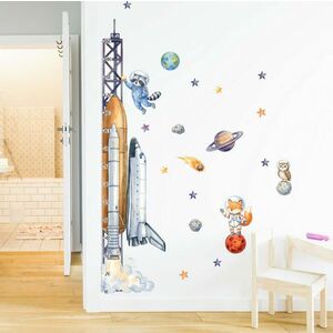 Fali matrica - Növekedésmérő, rakéta és az űr kép