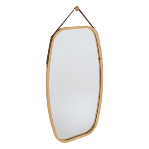 Tükör, természetes bambusz, LEMI 3 kép