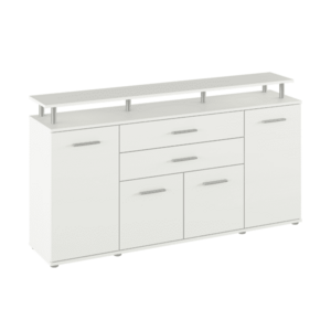 Komód, fehér, HANOLA kép