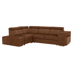 Ülőgarnitúra, barna, balos, MALAGA kép