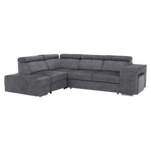 Ülőgarnitúra, szürke, balos, MALAGA kép