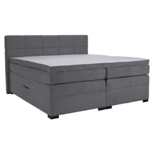 Boxspring ágy, 160x200, szürke, APRIL kép