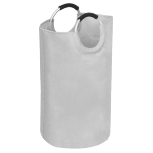 Szövet szennyestartó kosár, szürke, DARILO kép