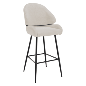 Bárszék, fehér/fekete, SANAKO TYP 2 kép