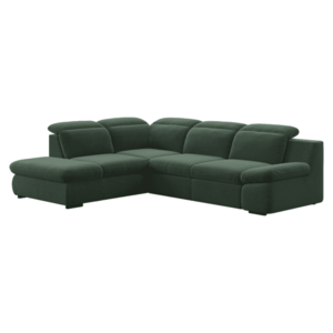 Sarokkanapé, zöld, balos, LORETA ROH kép