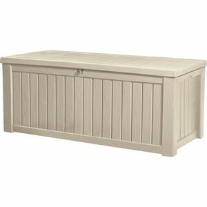 Keter Rockwood 570 l kerti tárolódoboz, krém színű kép