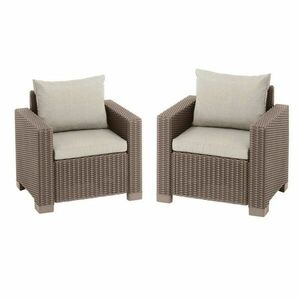 Keter California kerti szék szett 83 x 68 x 72 cm, 2 db, cappuccino kép