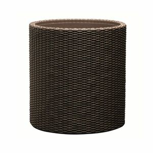 Keter Cylinder L 39 l virágcserép, barna kép
