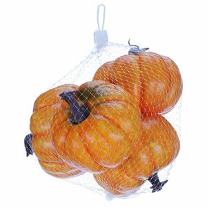 Őszi dekoráció Műanyag tökök szett 10 x 7 cm, 4 db kép