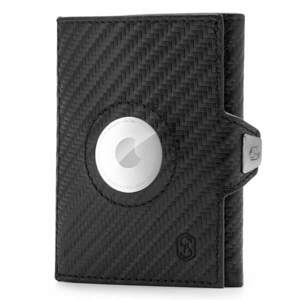 Slimpuro TRYO Trifold Airtag pénztárca, 12 kártya, érme zseb, 9, 2 x 2, 2 x 7, 5 cm (Sz x Ma x Mé), RFID védelem kép