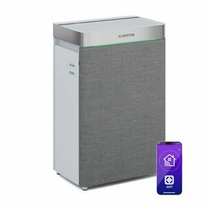 Klarstein AireLux Smart, légtisztító és párásító 2 az 1-ben, CADR 400 m³/h, szürke kép