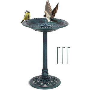 Műanyag madáritató, zöld kép