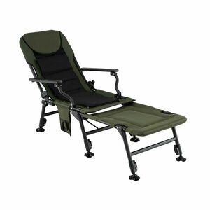 Nagyméretű horgászszék lábtartóval kép