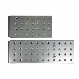 Csúszásmentes acéllemez csuklós létrához kép