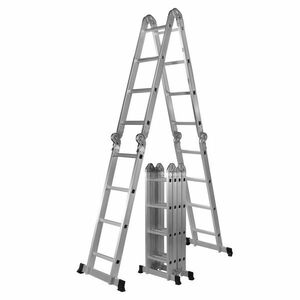 6 az 1-ben csuklós alumínium létra kép