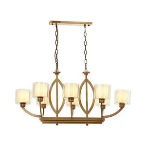 Láncos csillár LAHORE 8xE27/40W/230V bronz színű 301AUR1314 kép