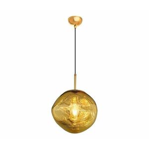 CRUMPLED kábeles csillár, 1x E27/24W/230V, átmérő 26 cm, aranyszínű 414LRC1257 kép