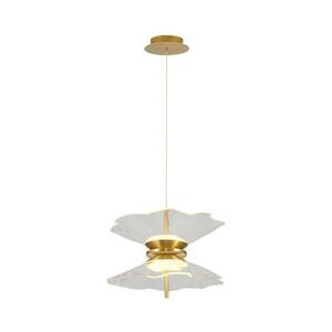 LED csillár zsinóron BUTTERFLY 2xLED/10W/230V 3000K arany 414LRC1356 kép
