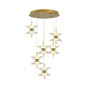 Kábelre függesztett LED csillár BUTTERFLY 12xLED/5W/230V 3000K arany 414LRC1360 kép