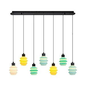 LED kábeles csillár CACTUS 7xLED/2, 8W/230V 3000K zöld/sárga/fehér 414LRC2017 kép