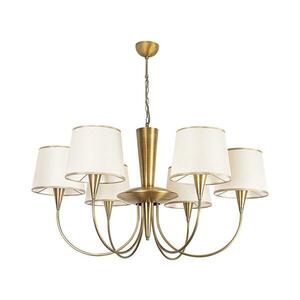 Láncos csillár PARDO 6xE27/40W/230V arany/krémszínű 892OPV1401 kép